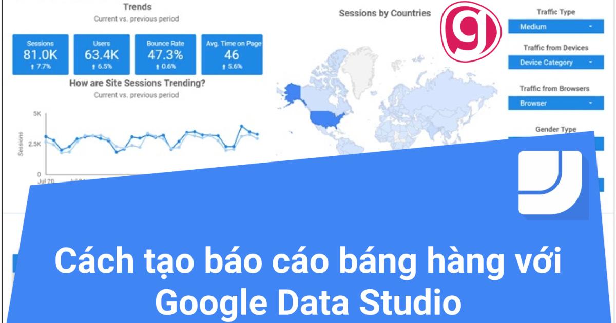 Cách tạo báo cáo bán hàng cho doanh nghiệp nhỏ với Google data studio